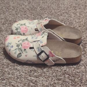 Birkenstock Papillio Floral Boston Clogs